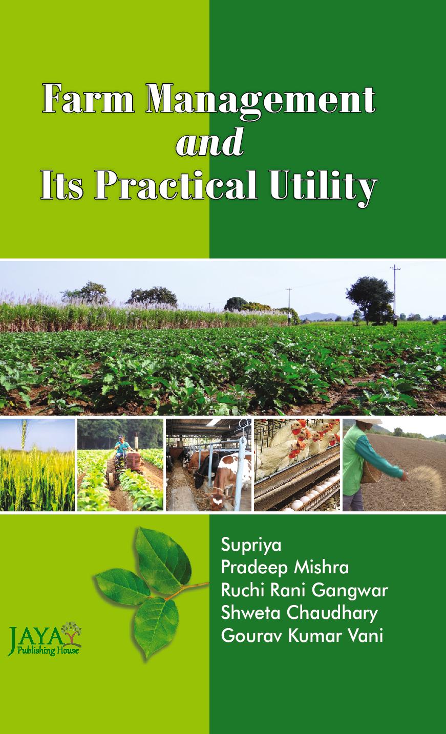 Farm Management and Its Practical Utility